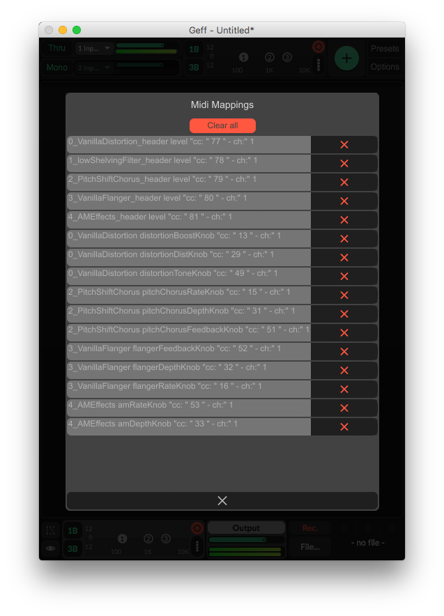 Midi Mapping
