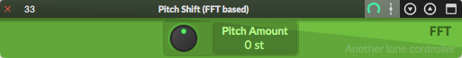 Pitch Shift (FFT-based)